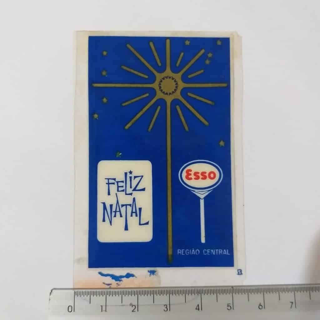 Adesivo Plástico - Esso - Feliz Natal