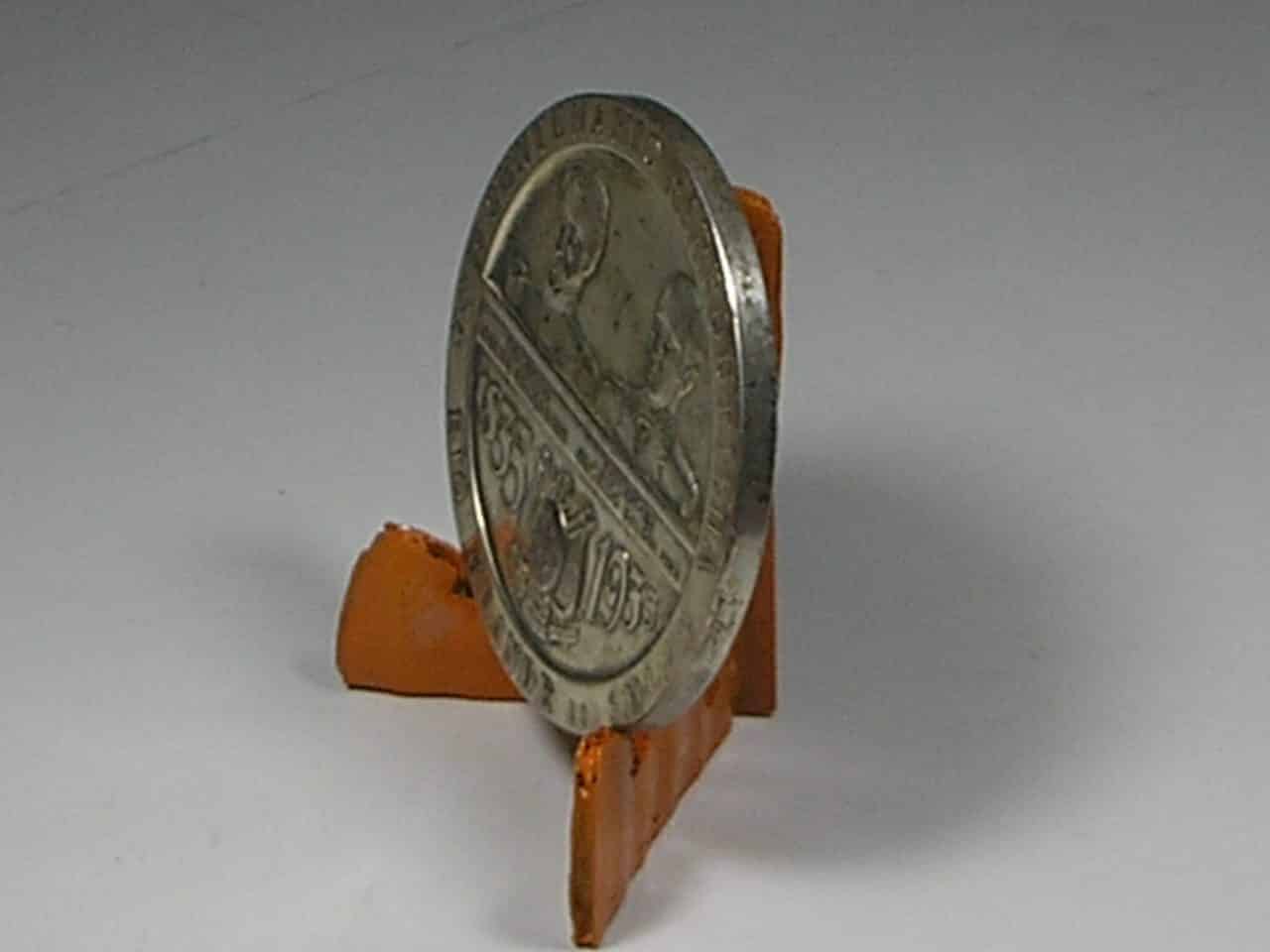 | Casa do Colecionador Medalha 1º Centenário Farroupilha 1835 / 1935 Rio Grande Do Sul / m210