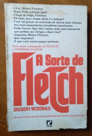 Record Gregory Mcdonald / A Sorte de Fletch.