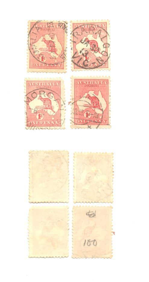 SELOS DA AUSTRALIA LOTE 01