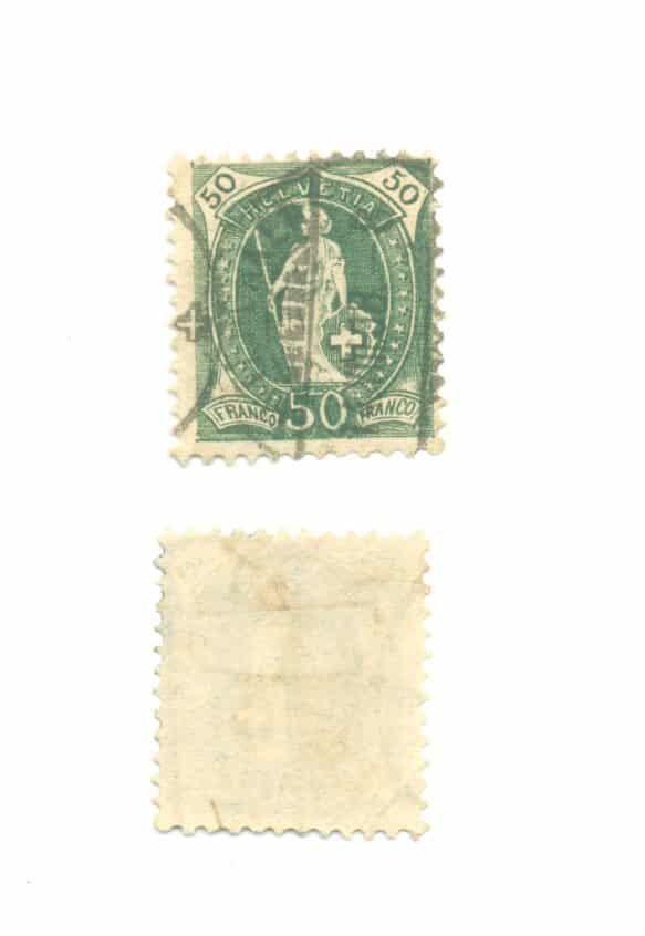 SELOS DA SUÍÇA LOTE 13 .
