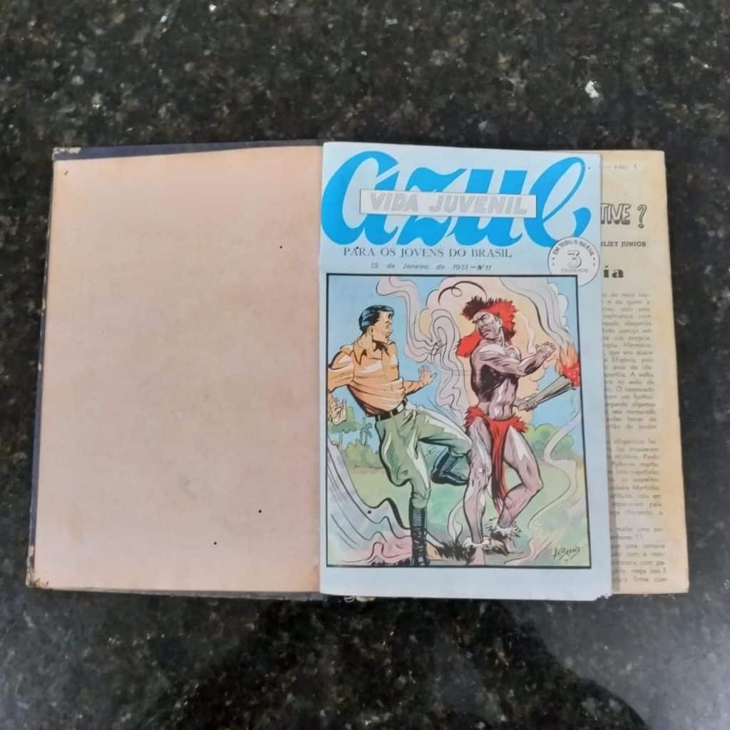 Vida Juvenil Azul Encadernada Nº 11 a 16 (Editora Vida Doméstica) Janeiro a Junho 1951