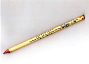 Antigo Lapis Propaganda - Auto Peças Oligil - Especialista VW - Anos 60 - Colecionavel