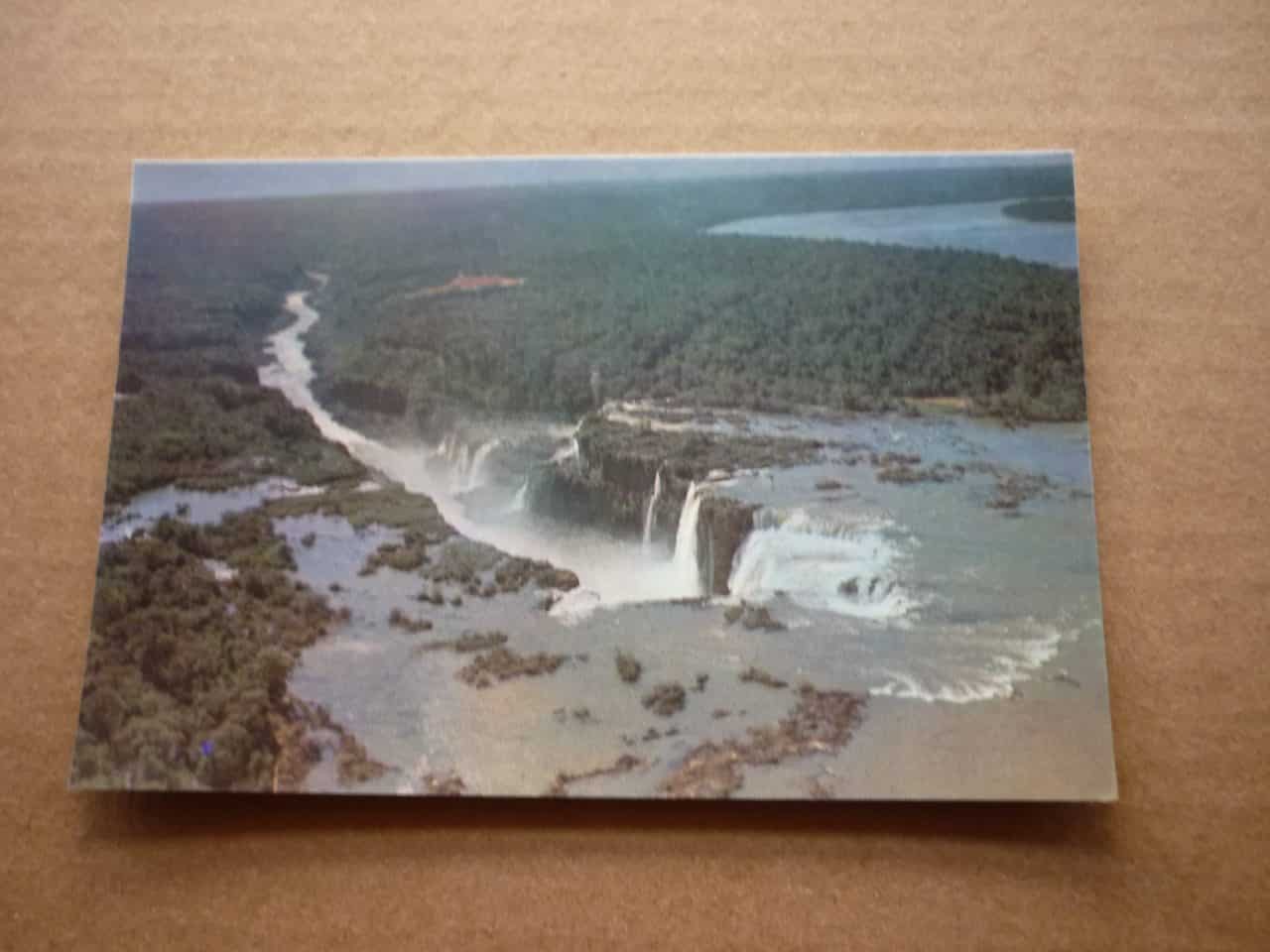 CARTÃO POSTAL CATARATAS DO RIO IGUAÇU .