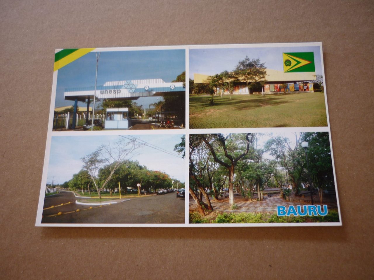 CARTÃO POSTAL FACULDADE UNESP BAURU .