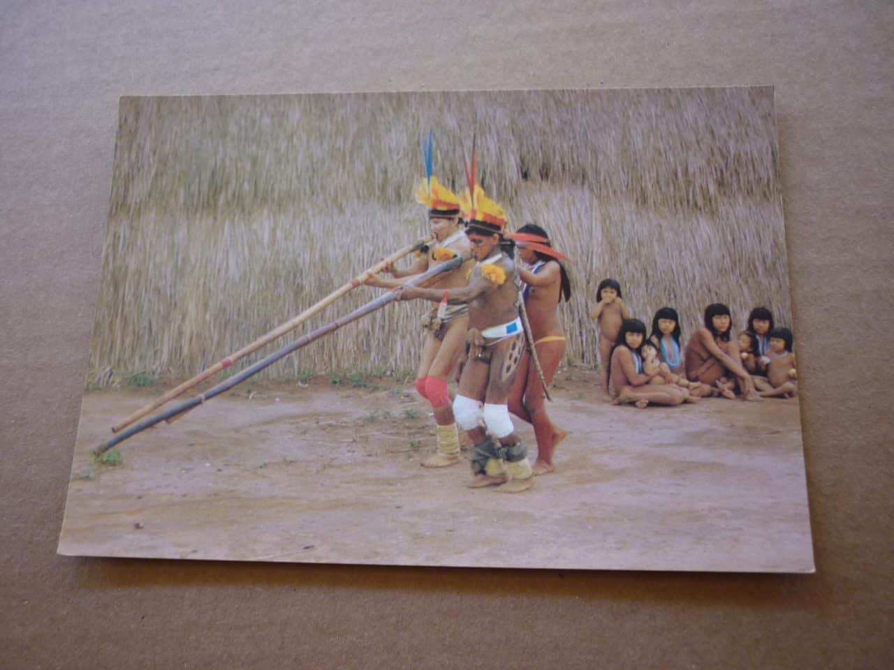 CARTÃO POSTAL ÍNDIOS CUICURÓ .