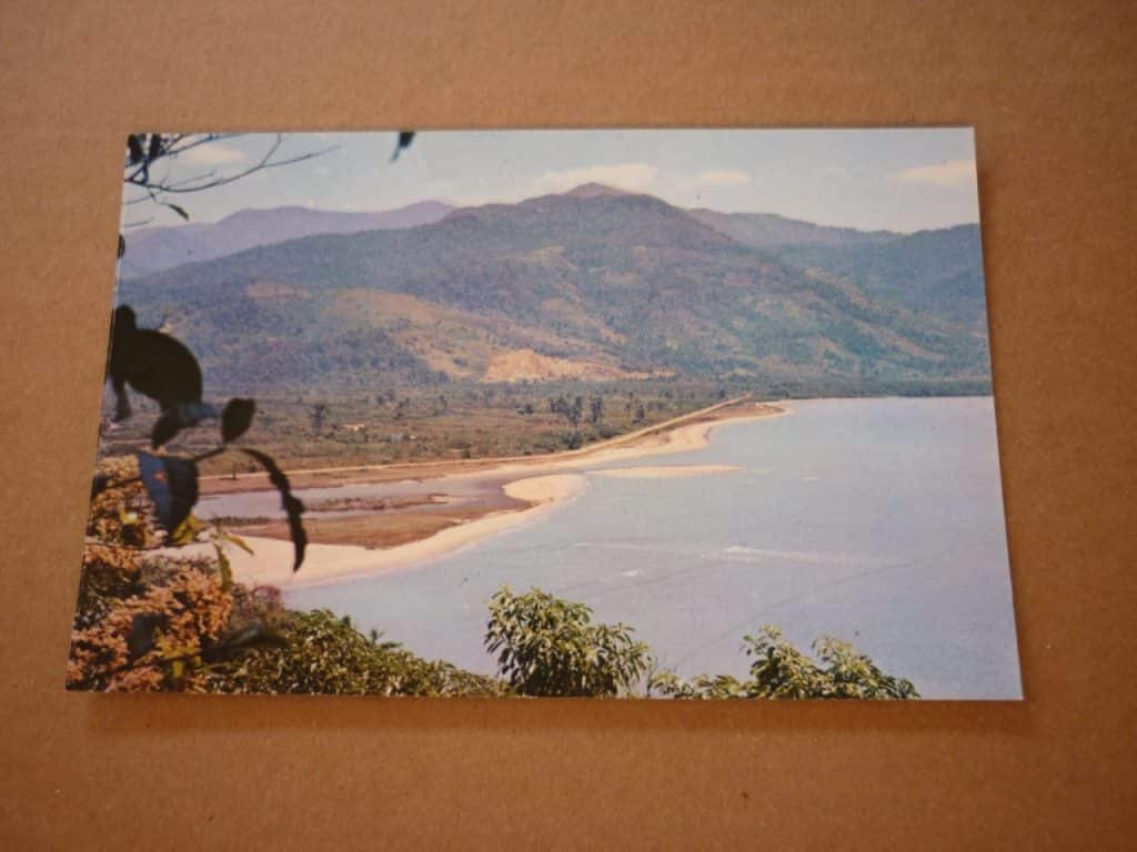 CARTÃO POSTAL PRAIA DA JABAQUARA RJ.