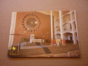 CARTÃO POSTAL VISTA INTERNA IGREJA MATRIZ SÃO PAULO APOSTOLO