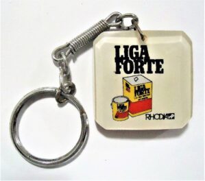 Chaveiro Acrilico - Rhodia - Liga Forte Cola Para Tapeceiro - Anos 70