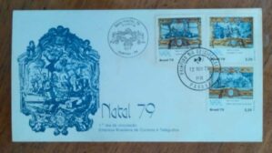 Envelope Correios PR 1979 / Natal / Pinturas