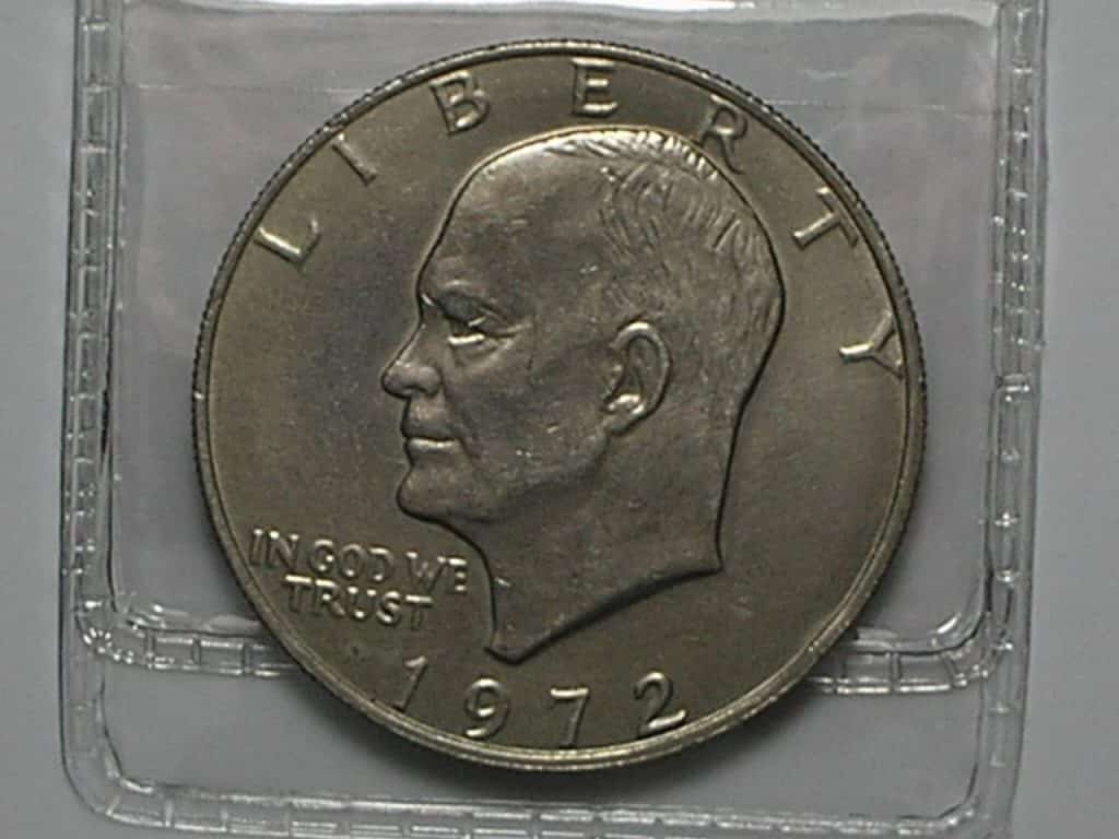 - Estados Unidos da América > 1 Dollar - 1972 / Busto de Eisenhower / S/Fc