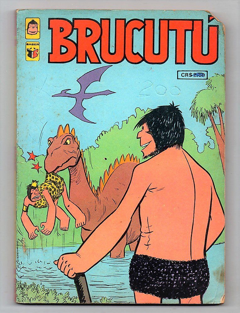 HQ Gibi - Brucutu Nº 6 - Editora Saber - 1972