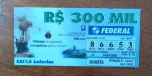 Loteria Federal 5020 / 150 anos Batalha Naval do Riachuelo.