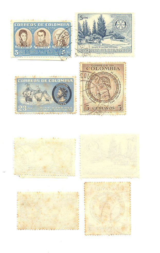 SELOS DA COLOMBIA LOTE 12.