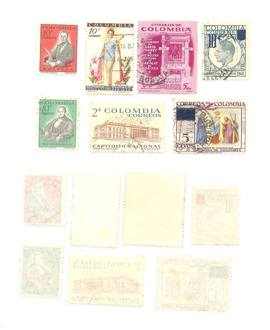SELOS DA COLOMBIA LOTE 15.