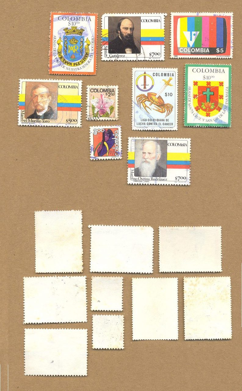 SELOS DA COLOMBIA LOTE 21.