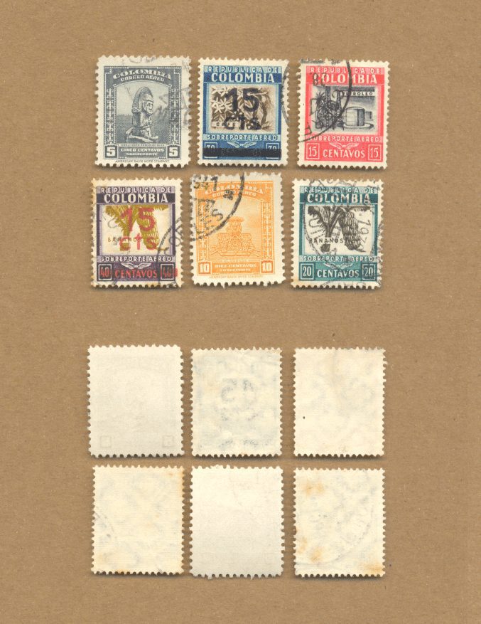 SELOS DA COLOMBIA LOTE 28.