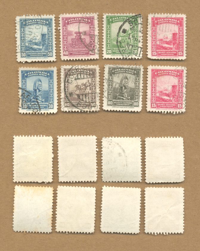 SELOS DA COLOMBIA LOTE 29.