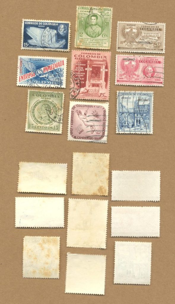 SELOS DA COLOMBIA LOTE 35.
