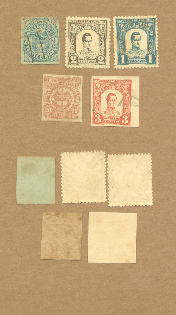 SELOS DA COLOMBIA LOTE 50.