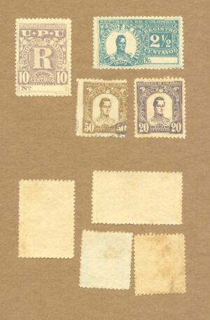 SELOS DA COLOMBIA LOTE 52.