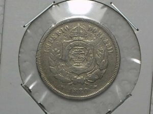 100 Reis 1880 Data Rara Imperio Cod 560 2