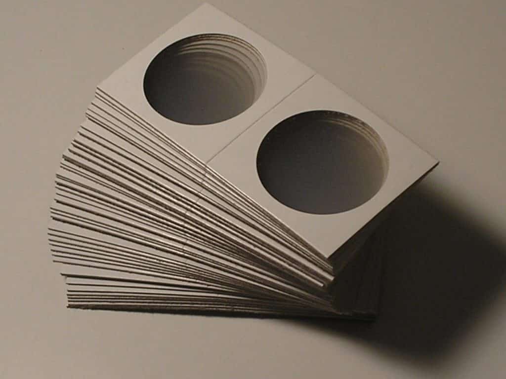 50 Coin Mylar Holder importados para moedas de tamanho até 39 mm - a melhor proteção de moedas - Pccb Professional Collecting Supplies