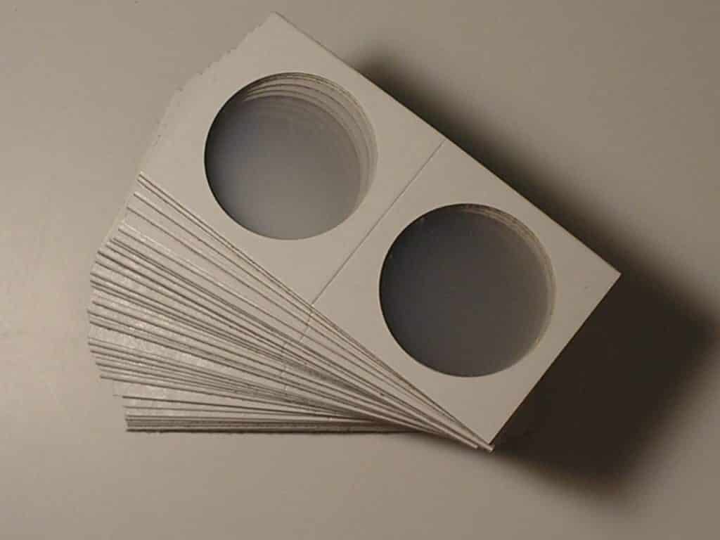 50 Coin Mylar Holder importados para moedas de tamanho até 39 mm - a melhor proteção de moedas - Pccb Professional Collecting Supplies