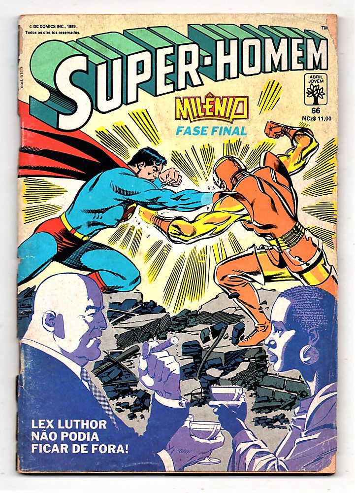 Hq Super Homem Milenio Fase Final No 66 Abril Jovem 1989 2