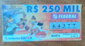 Loteria Federal 4439 2010 / Série Manifestações Culturais / Maracatu / 1 décimo