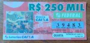 Loteria Federal 4441 Serie Acervo Caixa 2010 Yara Tupinamba Inconfidencia