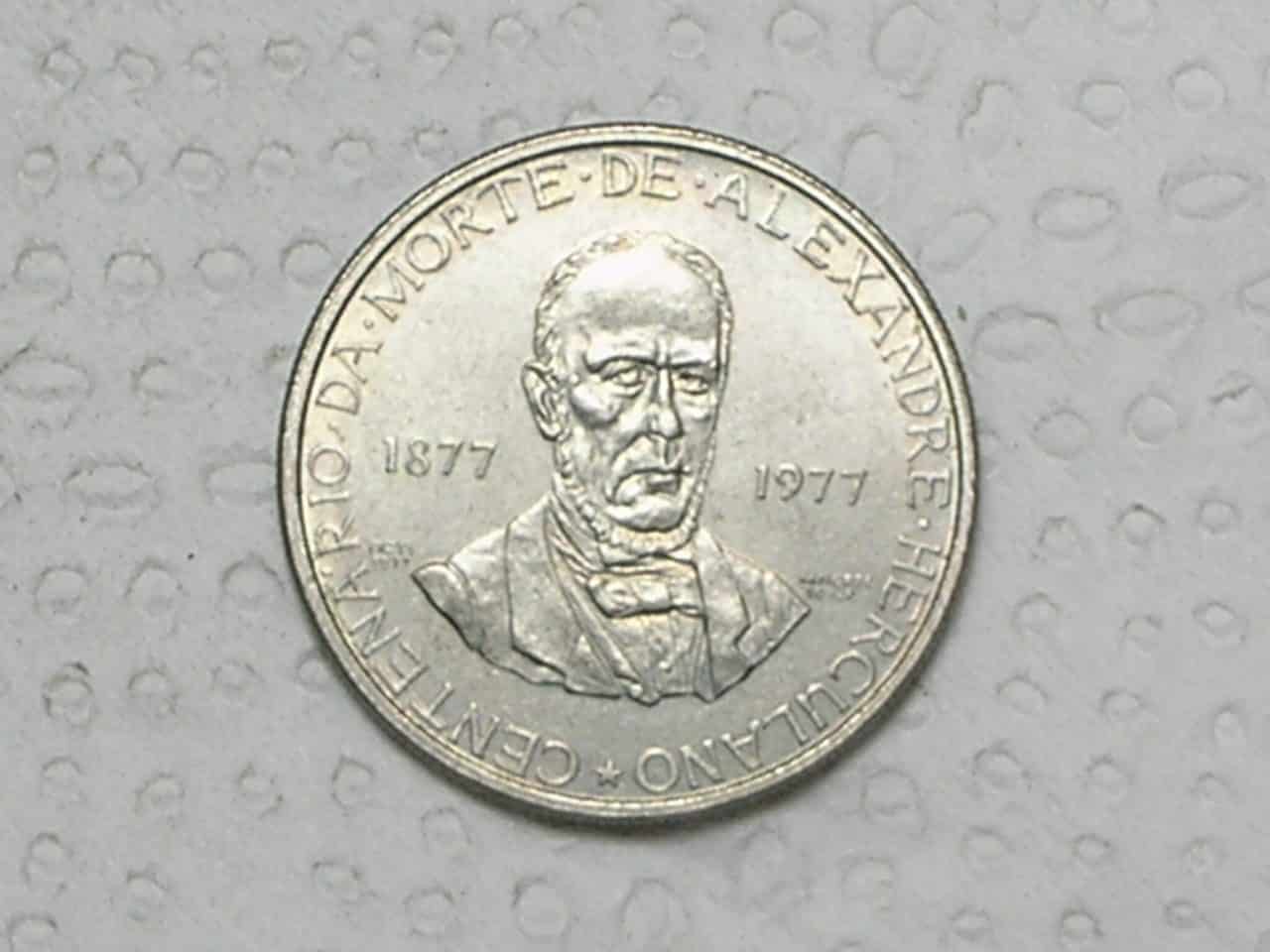 Portugal) 5 Escudos - 1977 / Alexandre / Fc / m300