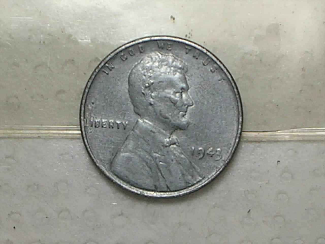 Usa) 1 cent - 1943 / Lincoln / Ferro - 2ª Guerra / Mbc/S / Escassa / m300