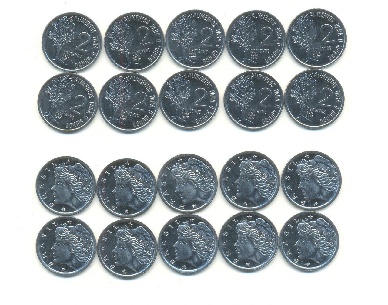 10 moedas de 2 cent. 1977 scaled Casa do Colecionador