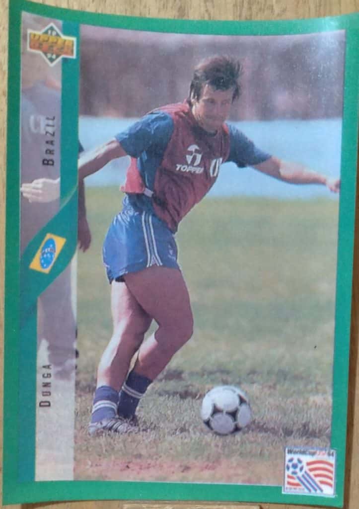 Cartão tipo postal Copa do mundo 94 Eua / Dunga.