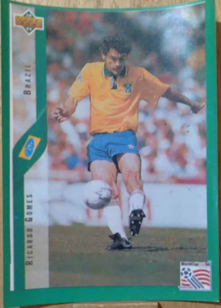 Cartão tipo postal Copa do mundo 94 Eua / Ricardo Gomes.