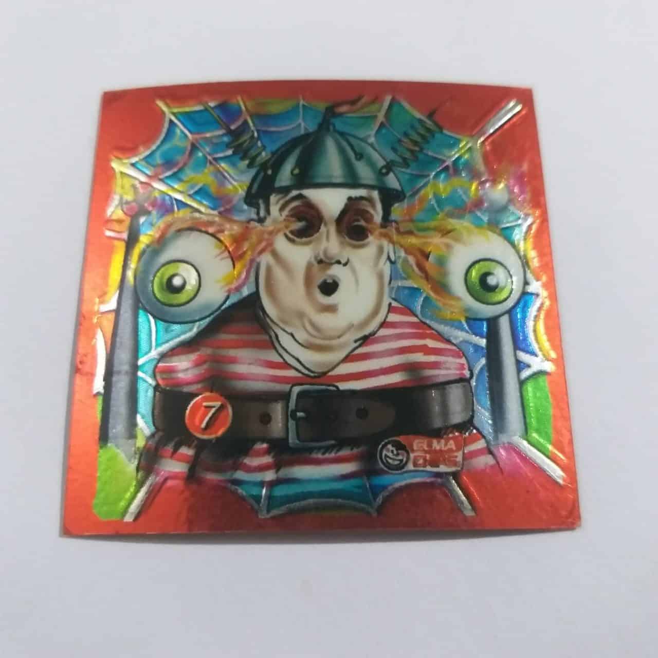 Figurinha Brilha Susto Nº 7 (Elma Chips) 1998