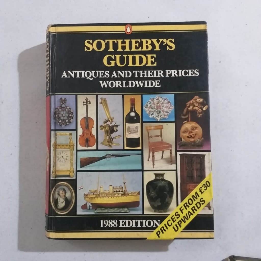 Guia de Preços de Antiguidades Sotheby's - 1988 (Catálogo de Antiguidades)