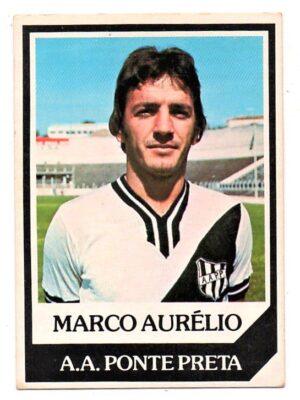 Ping Pong Futebol Cards Associação Atletica Ponte Preta - Nº 154 - Marco Aurelio