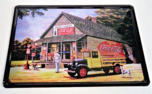 Placa Decorativa em Metal Serigrafado - Coca Cola ( 1 )