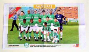 Poster SE Palmeiras e Sao Paulo FC - Brinde do Diario de São Paulo 2004
