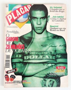 Revista Placar N° 1112 – Traz as Mascaras do Tulio e do Edmundo - 1996