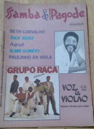 Revista Voz e Violão 29 / Samba e Pagode / Beth Carvalho Grupo Raça Agepê.