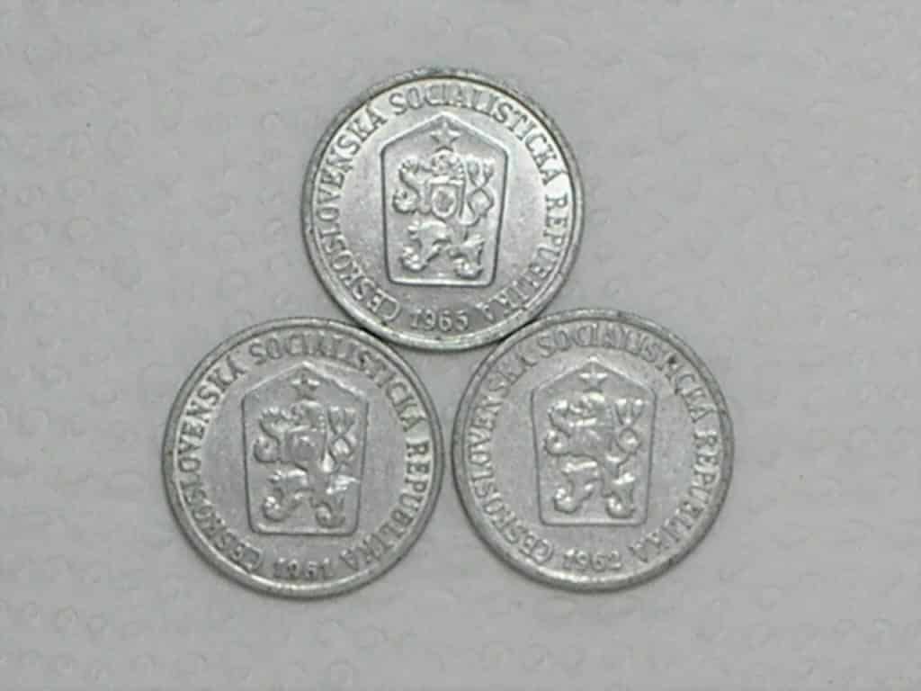 Tchecoslovaquia) 10 Haleru - 1961/1962/1965 / box12