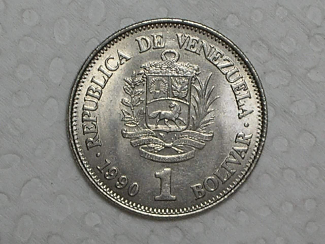 Venezuela) 1 Bolivar - 1990 / Ni / Fc / box14