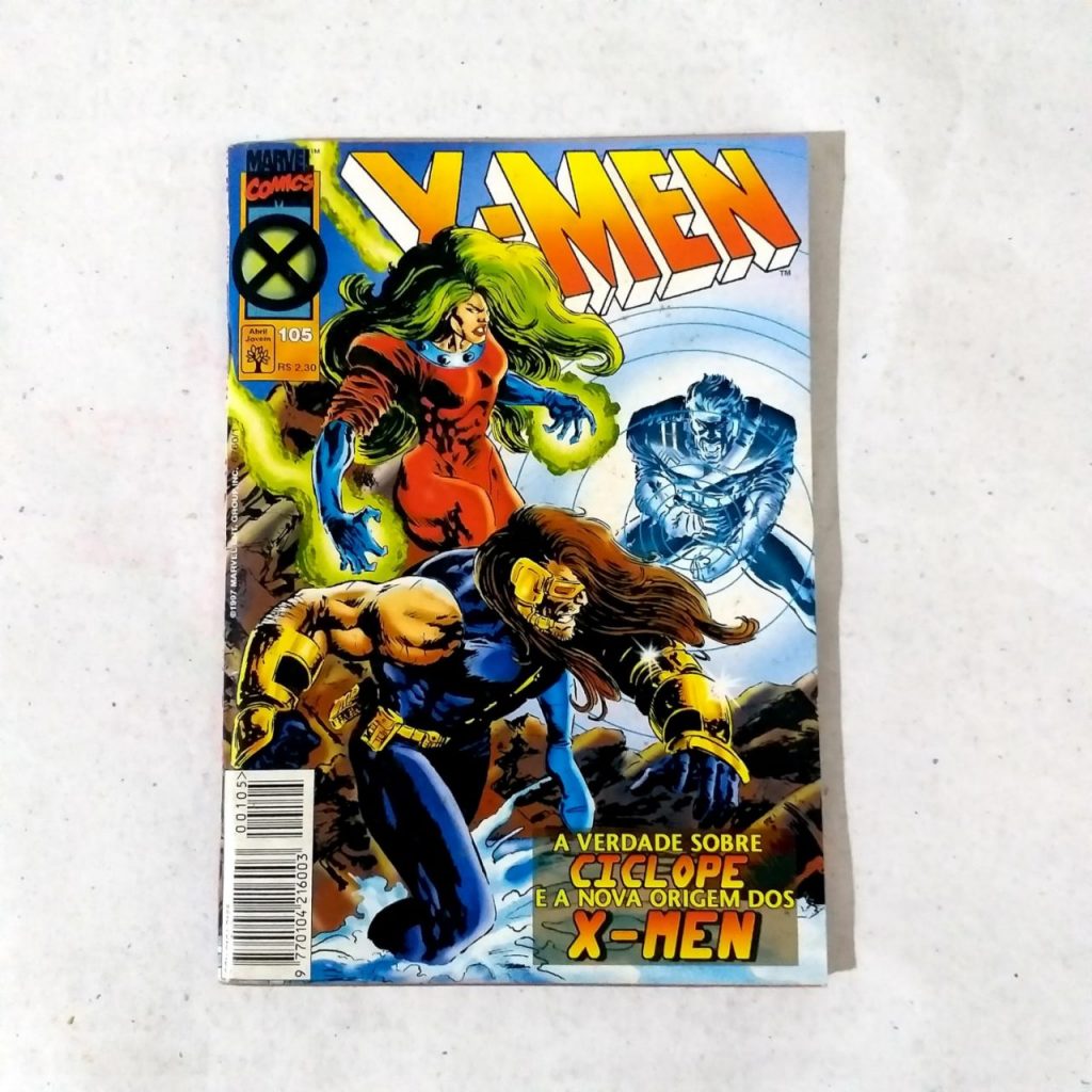 X-Men 1ª Série Nº 105 - A Verdade Sobre Ciclope e a Nova Origem dos X-Men (Editora Abril) Julho 1997 (HQ/Gibi)