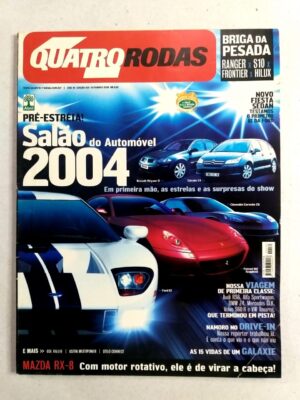 4 (Quatro) Rodas - Ano 44 - Edição 530 - Salão do Automóvel 2004 - Setembro 2004 (Revista)