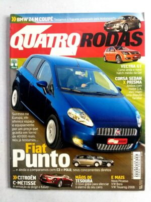 4 (Quatro) Rodas - Ano 47 - Edição 569 - Fiat Punto - Setembro 2007 (Revista)