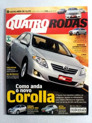 4 (Quatro) Rodas - Ano 48 - Edição 577 - Como anda o novo Corolla - Abril 2008 (Revista)