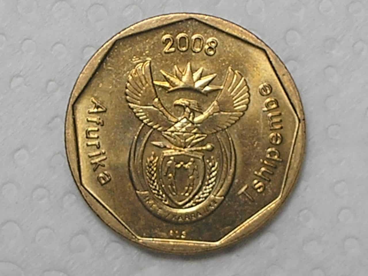 Africa do Sul) 50 Cents - 2008 / Fc / box17